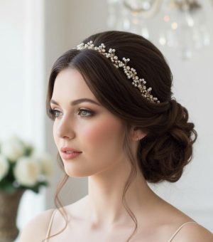 Delicate Pearl Branch Bridal Headband
